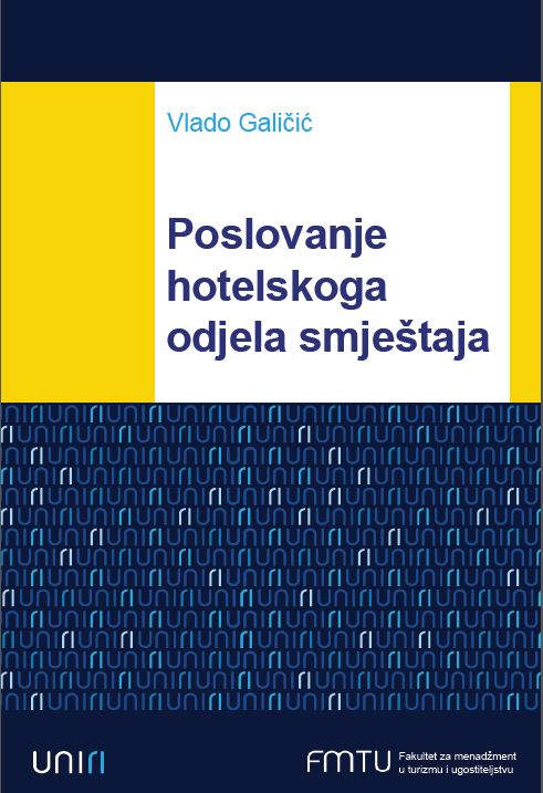 e knjiga Vlado Galicic Poslovanje hotelskog odjela smjestaja